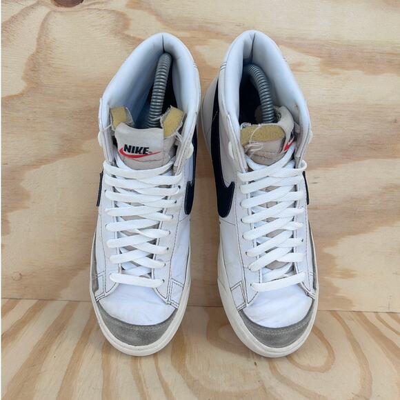 Nike - Blazer Mid 77 Vintage - Sneakers - Black - Women's - 8 - CZ1055-100 - Picture 7 of 9